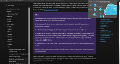 Cuplikan layar Menggunakan Azure Files sebagai video kontainer profil - klik untuk memutar.