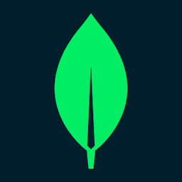 MongoDB logo.