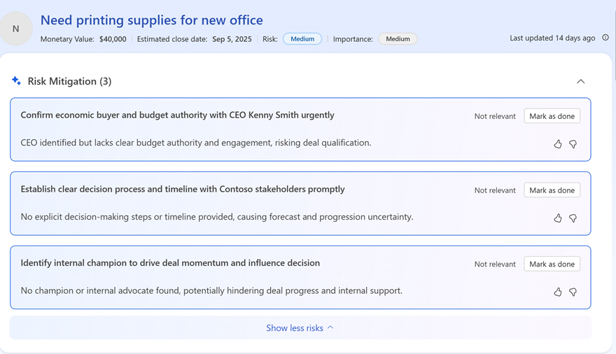 Transaksi risiko dan mitigasi