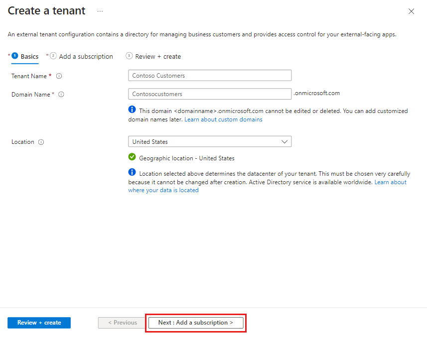 Cuplikan layar tab Dasar.