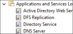 Cuplikan layar yang memperlihatkan log host.