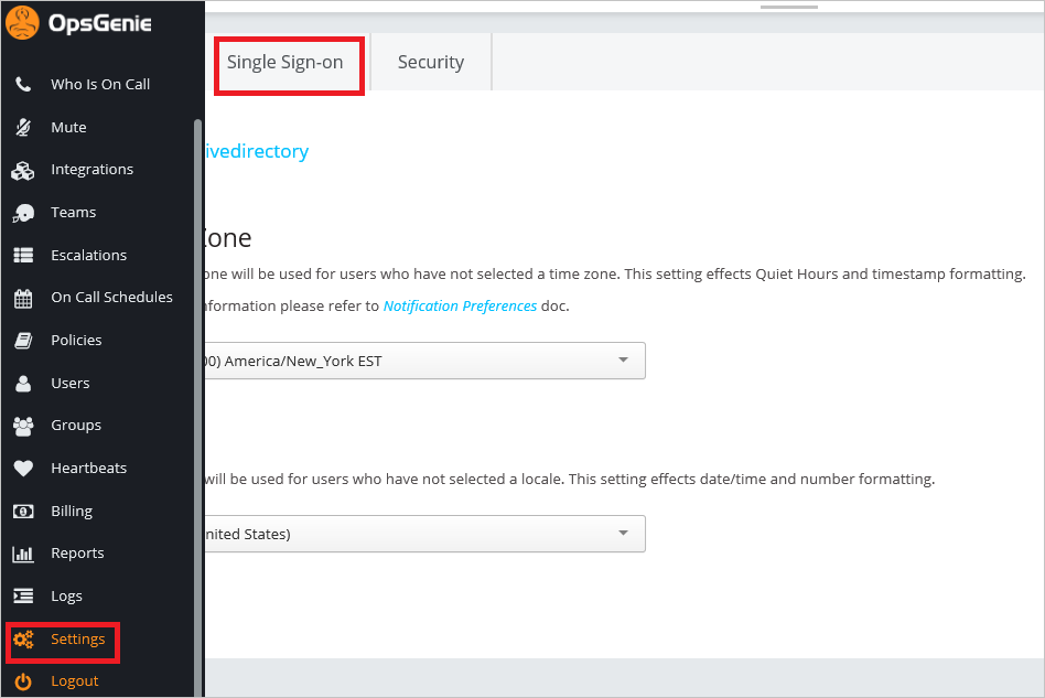 Masuk Tunggal OpsGenie