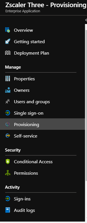 Penyediaan Zscaler Tiga