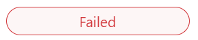 A screenshot of the deployment pipelines history failed deployment icon.