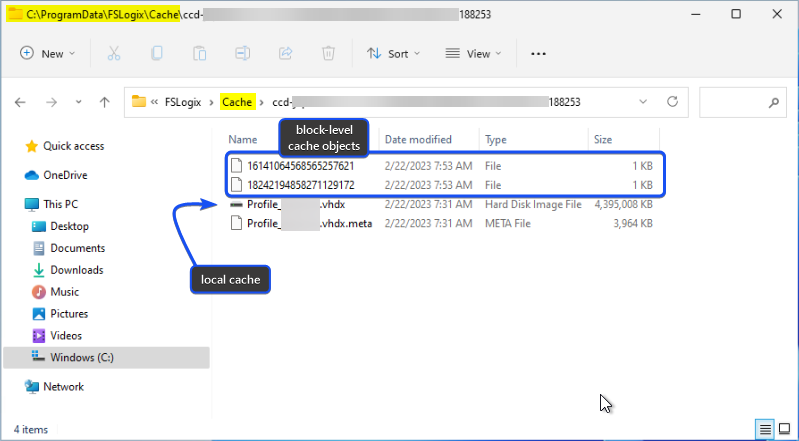 Gambar 2: Cache Lokal Cloud Cache