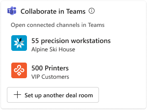 Tangkapan layar yang menunjukkan pembuatan tim ruang kesepakatan dari tampilan detail rekaman.