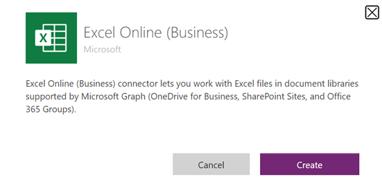 Hubungkan ke Excel