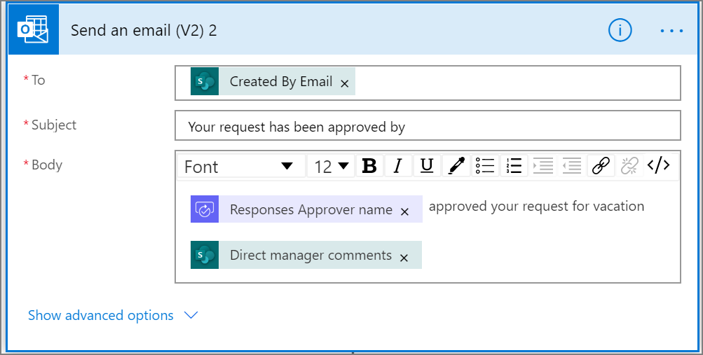 Konfigurasikan template email yang telah disetujui sebelumnya.