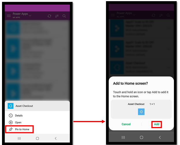 Menyematkan aplikasi Menyematkan aplikasi.