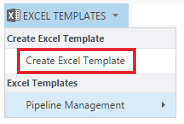 Buat opsi menu Template Excel