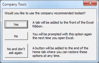 Completed UserForm for the Workbook_Open event