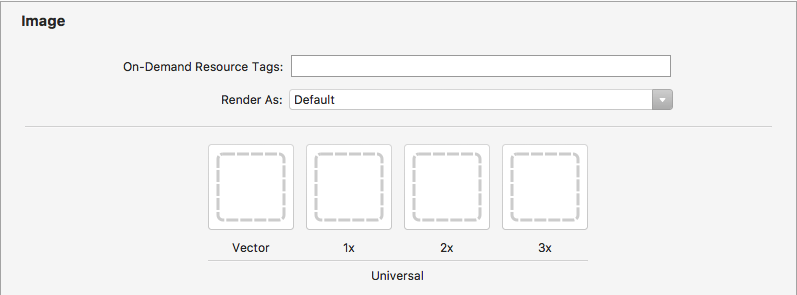 Gambar Vektor di editor Katalog Aset