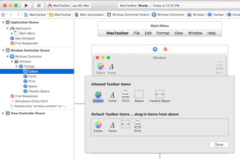 Mengkustomisasi toolbar