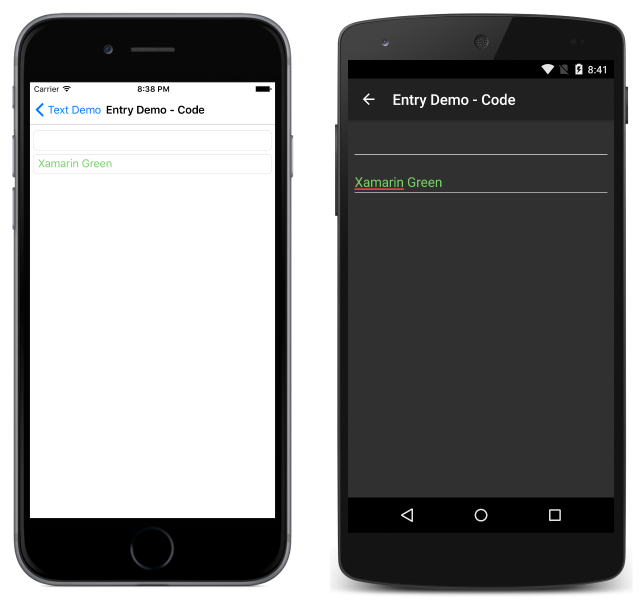 Contoh TextColor Entri