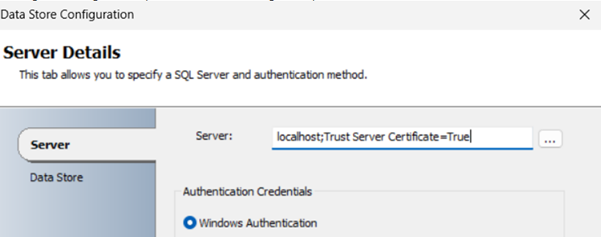 Cuplikan layar memperlihatkan detail server.