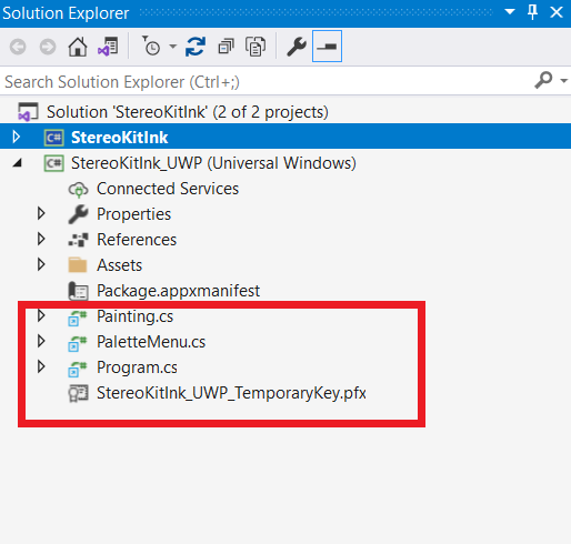 Screenshot of solution explorer with script list.”