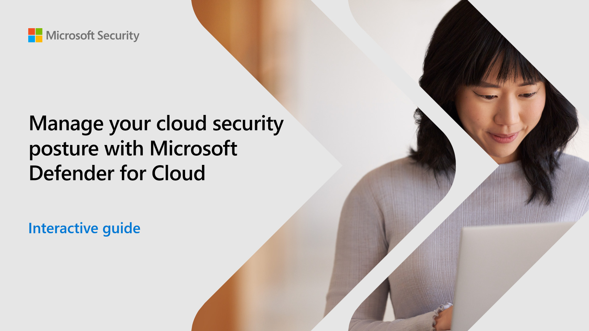 Cuplikan layar halaman arahan panduan interaktif untuk Mengelola postur keamanan cloud Anda dengan Microsoft Defender for Cloud.