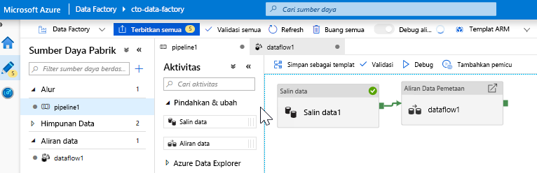 Adding a Mapping Data Flow in Azure Data Factory