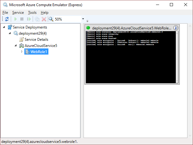 Emulator komputasi Azure