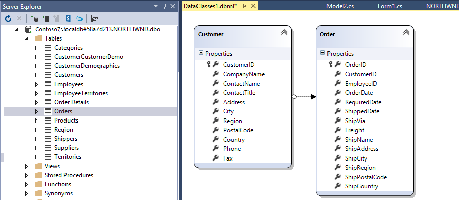 LINQ ke SQL Designer