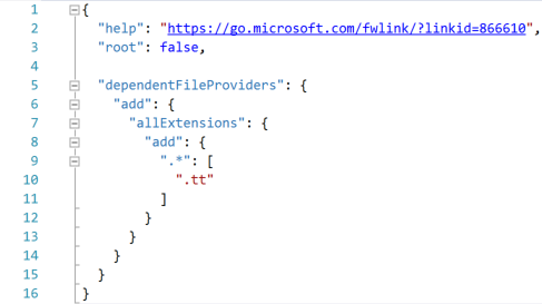 contoh aturan allExtensions