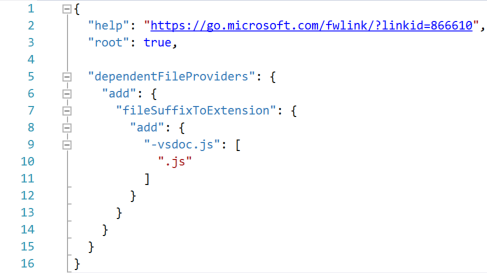 aturan contoh fileSuffixToExtension