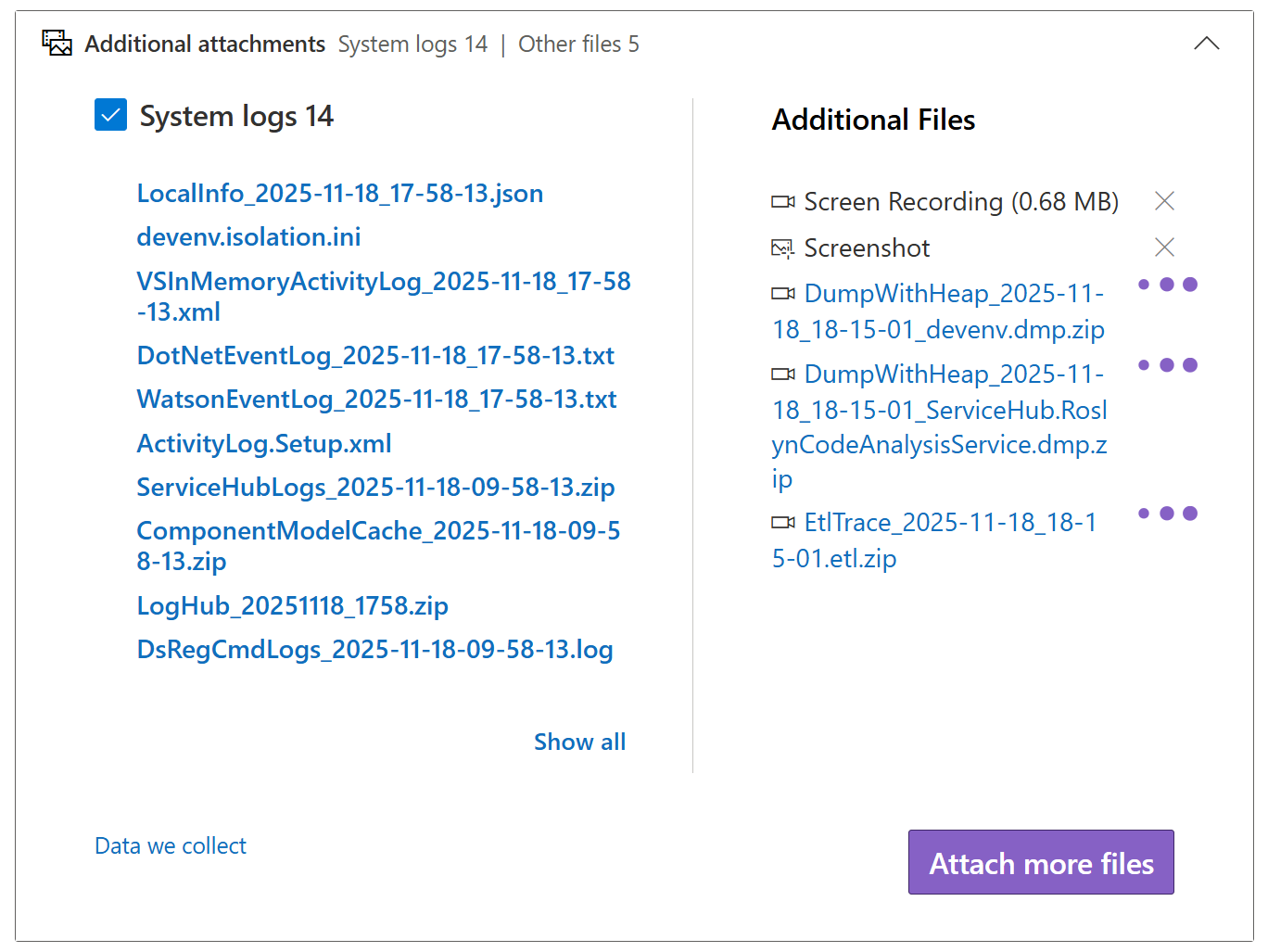 Cuplikan layar yang memperlihatkan file terlampir.