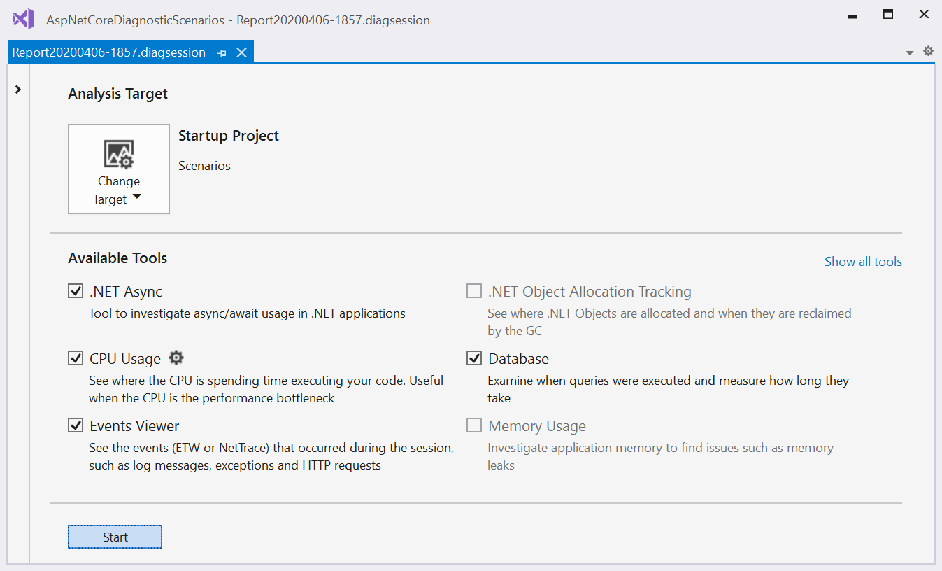 Diag Hub Semua Alat yang Dipilih