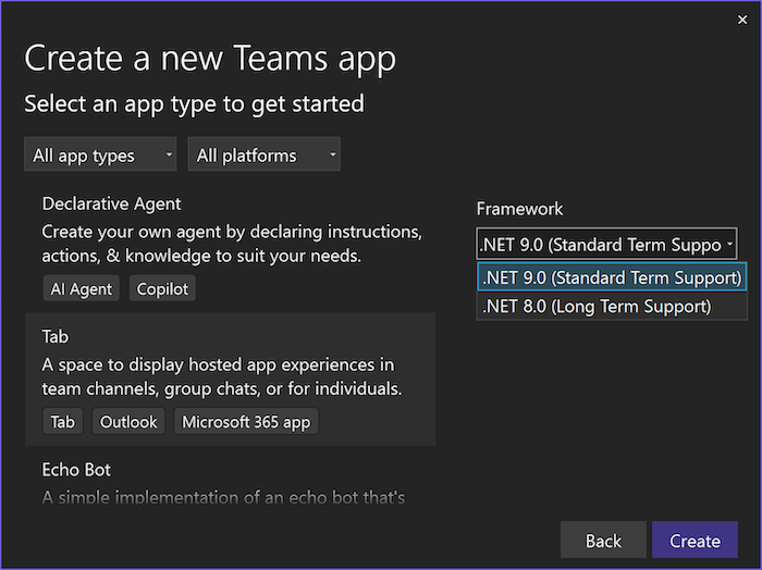 dukungan .net9
