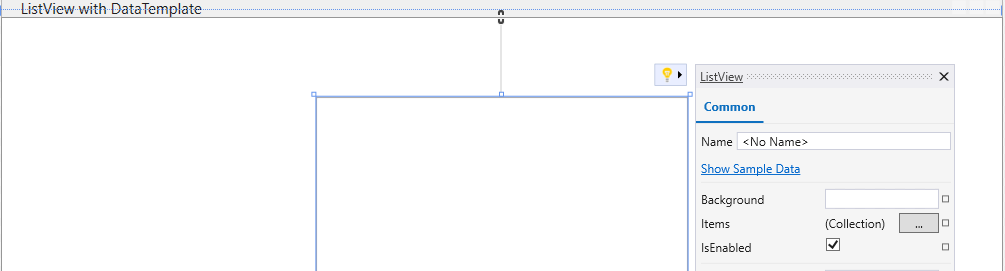 Enable sample data with Suggested Actions Screenshot that shows sample data with Suggested Actions.