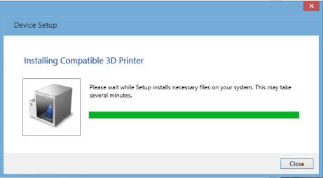 menginstal printer 3d yang dapat dikompatable .