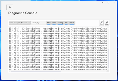 Gambar Konsol Diagnostik