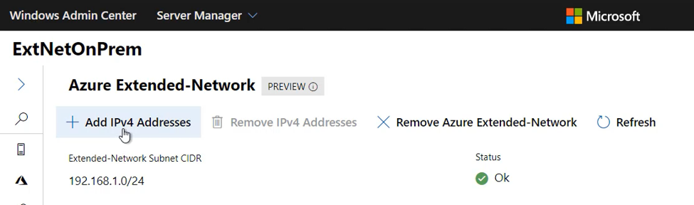 Menambahkan alamat ipv4