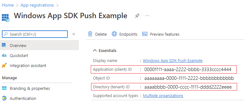 Pendaftaran Aplikasi AAD Penyewa