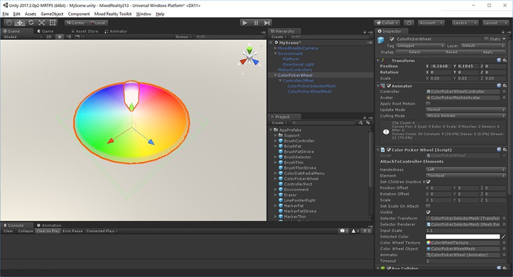 Prefab ColorPickerWheel