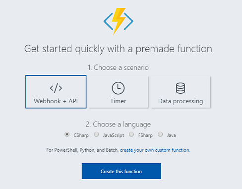 pilih csharp web hook