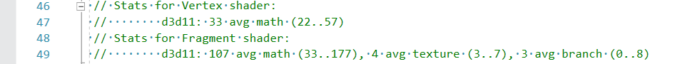 Statistik Unity Standard Shader 1