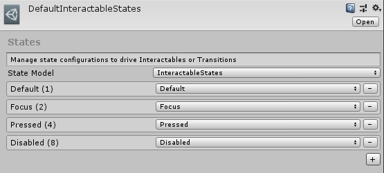 Contoh Status ScriptableObject di inspektur