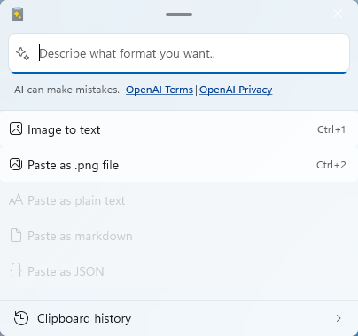 Advanced Paste cuplikan layar gambar
