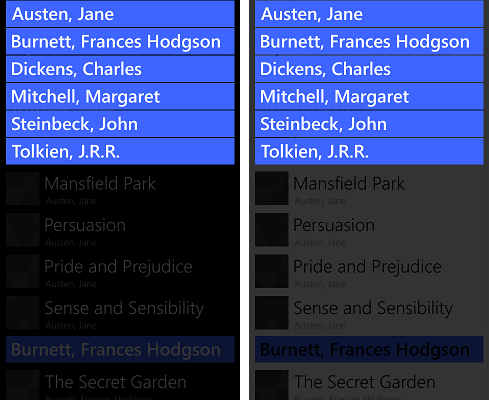 bookstore2-81 di windows phone, tampilan zoomed-out