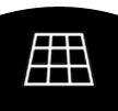 Cuplikan layar dari ikon yang ditampilkan di menu roda dengan tema default.