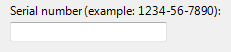cuplikan layar kotak teks untuk input numerik 