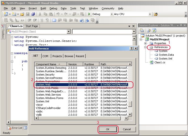 Add reference to System.Web.dll Add reference to System.Web.dll