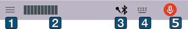 Android speech bar