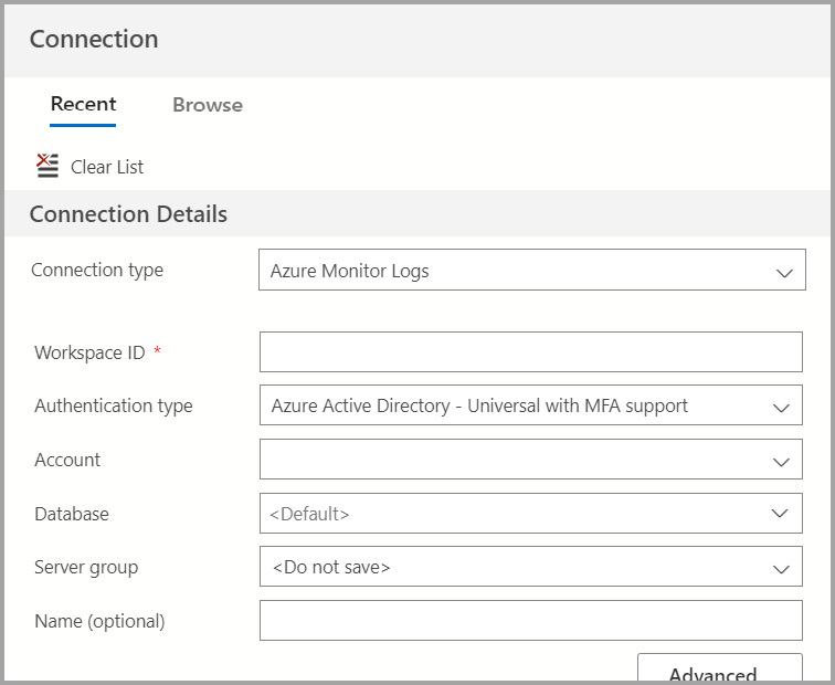 Select a different cluster