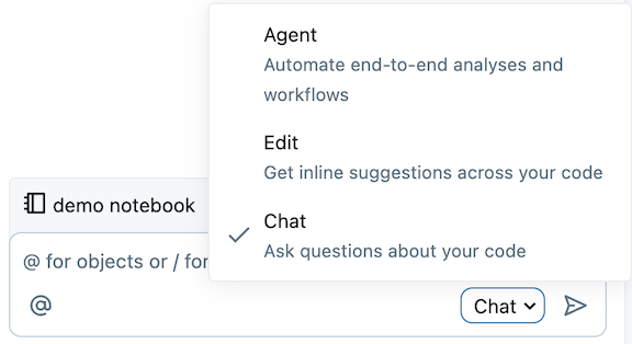 Select Assistant mode.