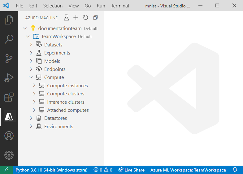 Azure Machine Learning VS Code Extension