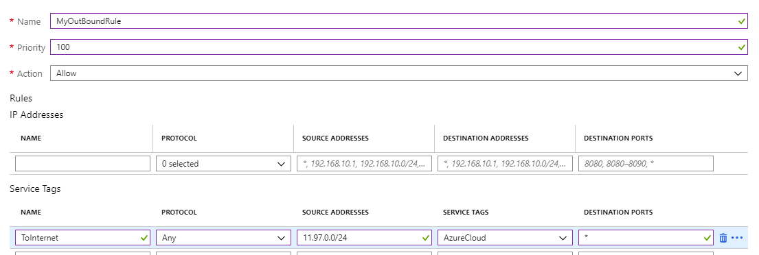 Diagram that shows what the firewall would look like.