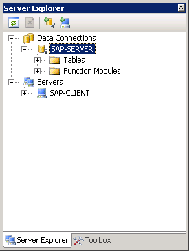 DDEX plug-in for SAP ADO.NET Provider