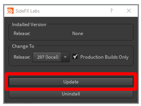 Update button Update button.